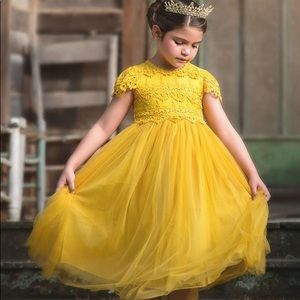 Trish Scully Tumeric Yellow Katrina Dress